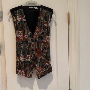 Vintage Vest with puppy’s on it  Sleeveless Vest